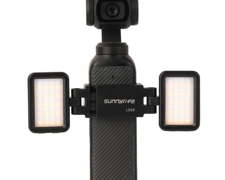 For DJI Osmo Pocket 3 Sunnylife Adjustable LED Video Light Quick-Release Fill Light Tri-Color Dimmable Portable Fill Lamp