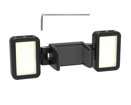 For DJI Osmo Pocket 3 Sunnylife Adjustable LED Video Light Quick-Release Fill Light Tri-Color Dimmable Portable Fill Lamp
