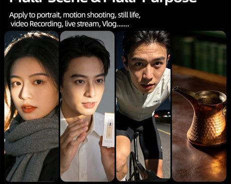 For DJI Osmo Pocket 3 Sunnylife Adjustable LED Video Light Quick-Release Fill Light Tri-Color Dimmable Portable Fill Lamp