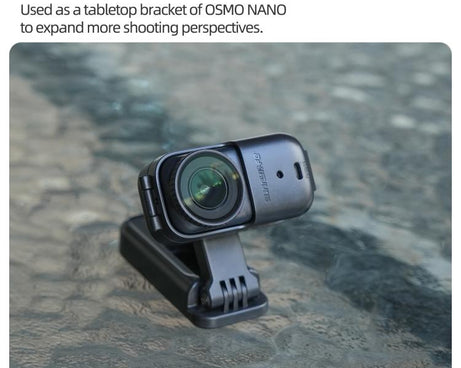 For DJI Osmo Nano Sunnylife Magnetic Mount 360 Degreee Rotation Angles Adjustable Tabletop Base Bracket