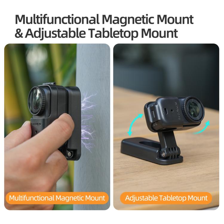 For DJI Osmo Nano Sunnylife Magnetic Mount 360 Degreee Rotation Angles Adjustable Tabletop Base Bracket