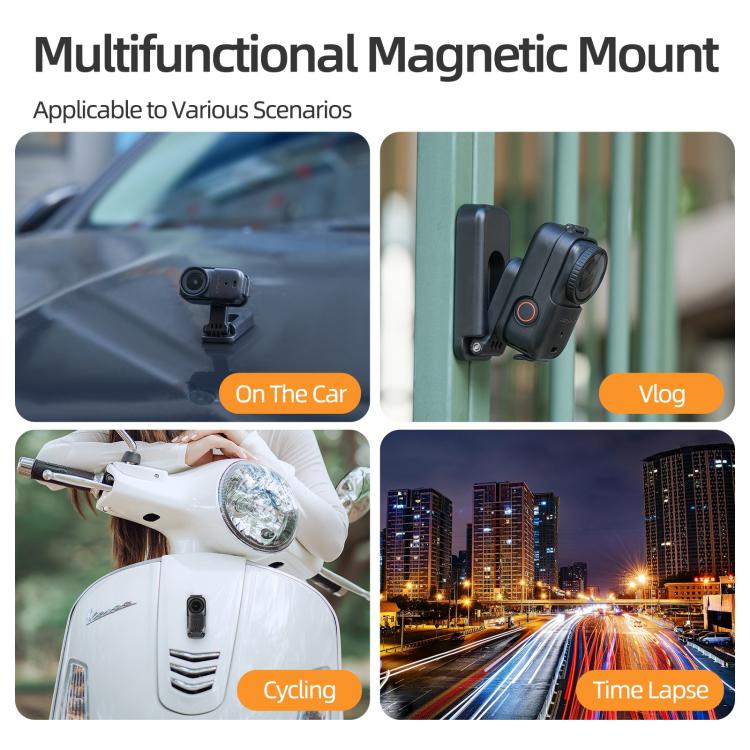 For DJI Osmo Nano Sunnylife Magnetic Mount 360 Degreee Rotation Angles Adjustable Tabletop Base Bracket