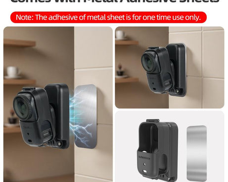For DJI Osmo Nano Sunnylife Magnetic Mount 360 Degreee Rotation Angles Adjustable Tabletop Base Bracket