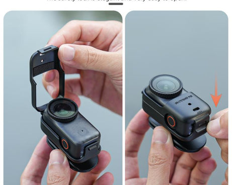 For DJI Osmo Nano Sunnylife Baseball Hat Clip Mount Baseball Cap Clamp Quick Release Mount Camera POV Vlog Holder