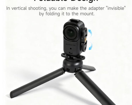 For DJI Osmo Nano Sunnylife Foldable Vertical-Horizontal Adapter Mount Protective Frame Mounting Brackets Housing Cover