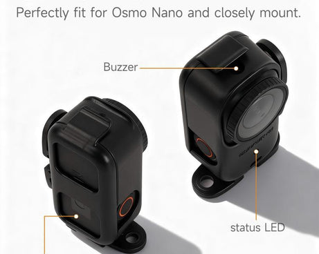 For DJI Osmo Nano Sunnylife Foldable Vertical-Horizontal Adapter Mount Protective Frame Mounting Brackets Housing Cover
