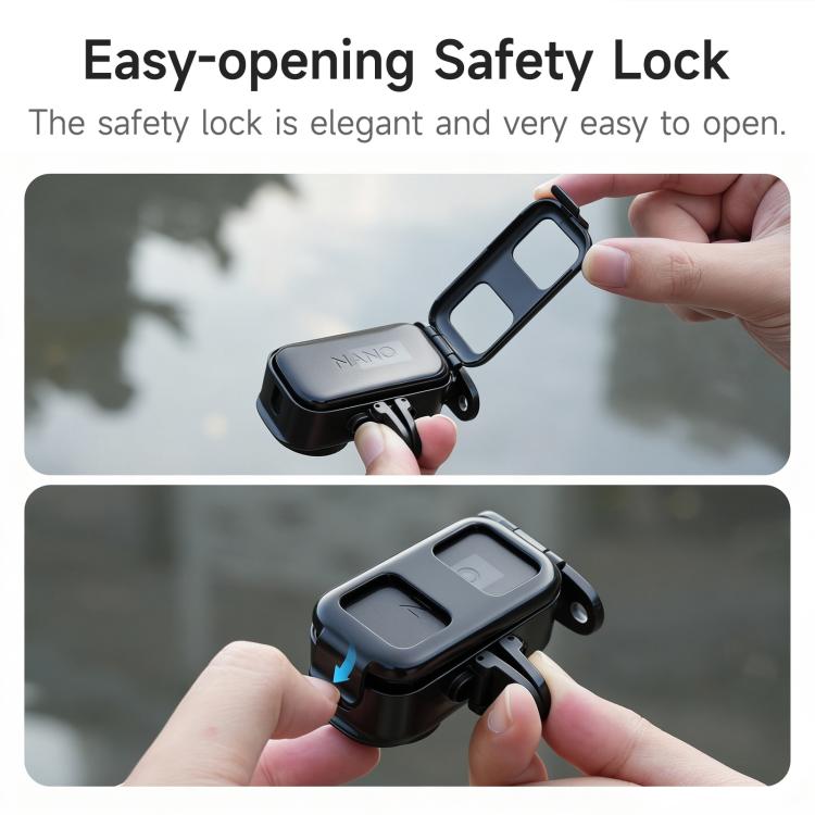 For DJI Osmo Nano Sunnylife Foldable Vertical-Horizontal Adapter Mount Protective Frame Mounting Brackets Housing Cover