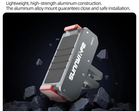 Sunnylife Metal Magnetic Quick Release Adapter Mount Foldable Cam Stand 1/4 Adapter For DJI Osmo Nano / Osmo 360 / Action 5 Pro / 4 / 3