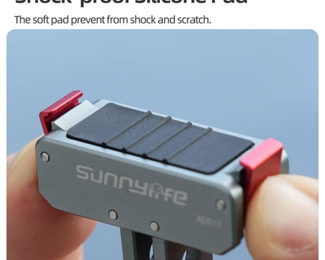 Sunnylife Metal Magnetic Quick Release Adapter Mount Foldable Cam Stand 1/4 Adapter For DJI Osmo Nano / Osmo 360 / Action 5 Pro / 4 / 3