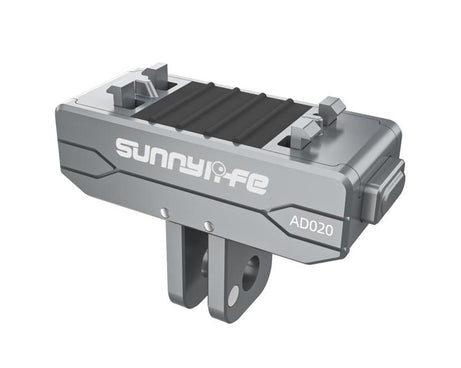 Sunnylife Metal Magnetic Quick Release Adapter Mount Action Camera Foldable Cam Stand 1/4 Adapter for Insta360 X5 / Ace / Ace Pro 2 / 1