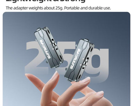 Sunnylife Metal Magnetic Quick Release Adapter Mount Action Camera Foldable Cam Stand 1/4 Adapter for Insta360 X5 / Ace / Ace Pro 2 / 1