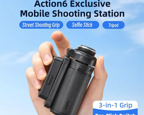 STARTRC 3-in-1 Action Camera Grip with Remote Tripod Stand