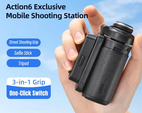 STARTRC 3-in-1 Action Camera Grip with Remote Tripod Stand