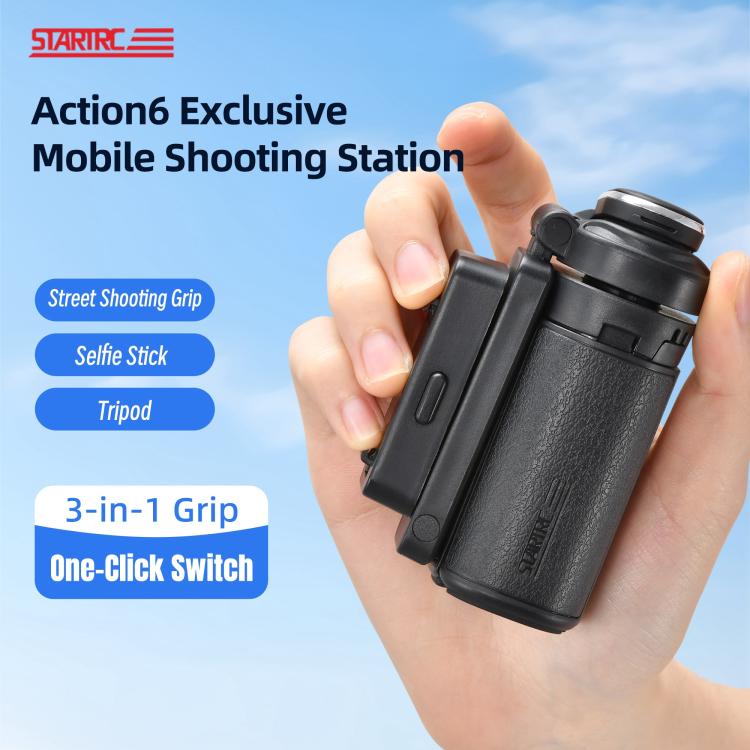 STARTRC 3-in-1 Action Camera Grip with Remote Tripod Stand