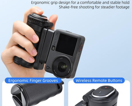STARTRC 3-in-1 Action Camera Grip with Remote Tripod Stand