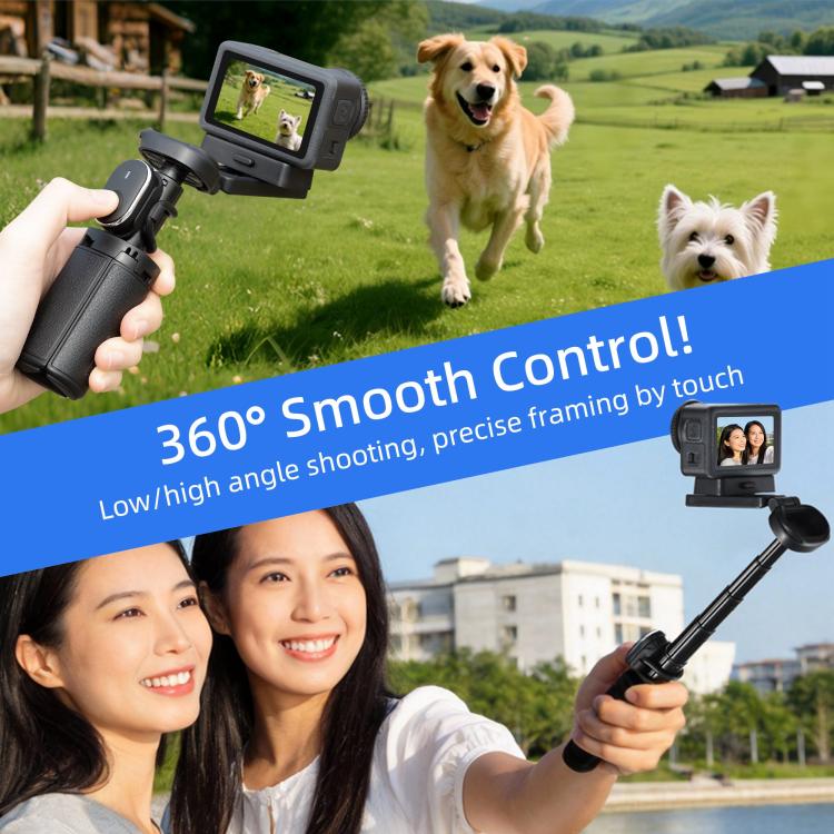 STARTRC 3-in-1 Action Camera Grip with Remote Tripod Stand