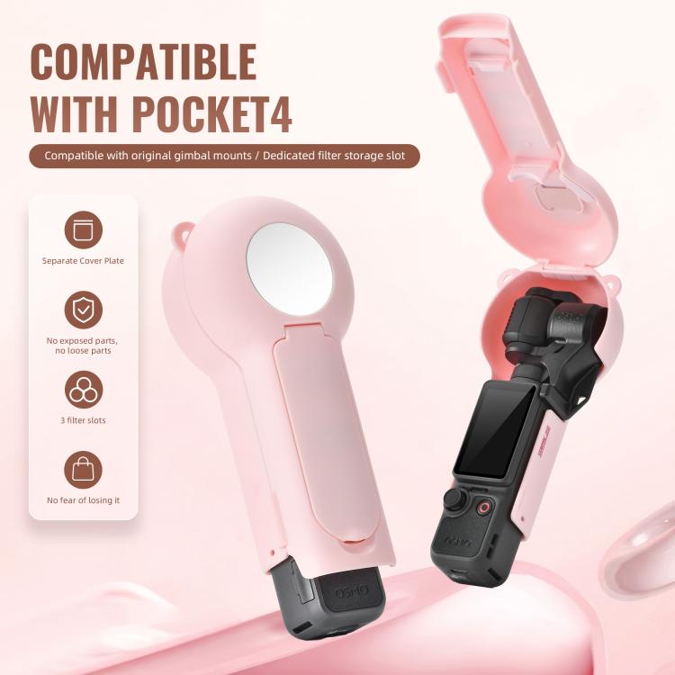 For DJI Osmo Pocket 4 STARTRC V2 Little Bear Gimbal Camera Protective Cover Storage Box