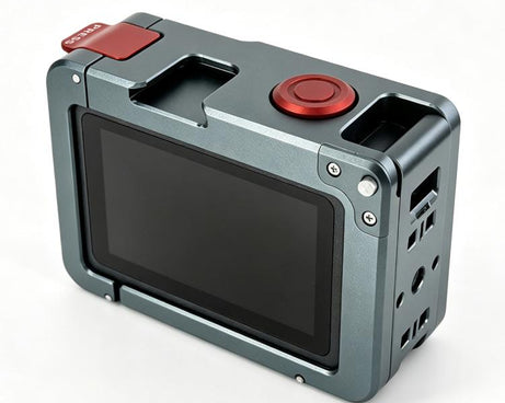 For DJI Osmo Action 6 YELANGU Metal Camera Cage with Dual-Opening, LWAC6-1