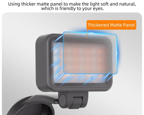 For DJI Osmo Pocket 4 Sunnylife Magnetic LED Video Light Adjustable Fill Light Tri-Color Dimmable Portable Fill Lamp