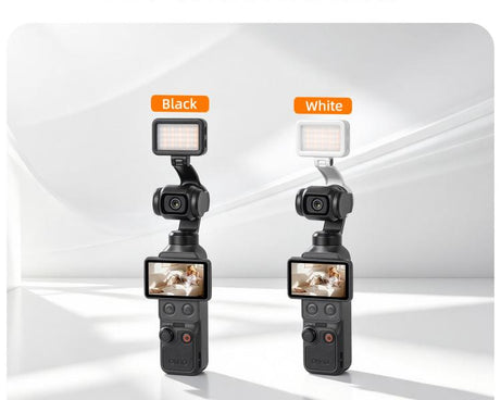 For DJI Osmo Pocket 4 Sunnylife Magnetic LED Video Light Adjustable Fill Light Tri-Color Dimmable Portable Fill Lamp