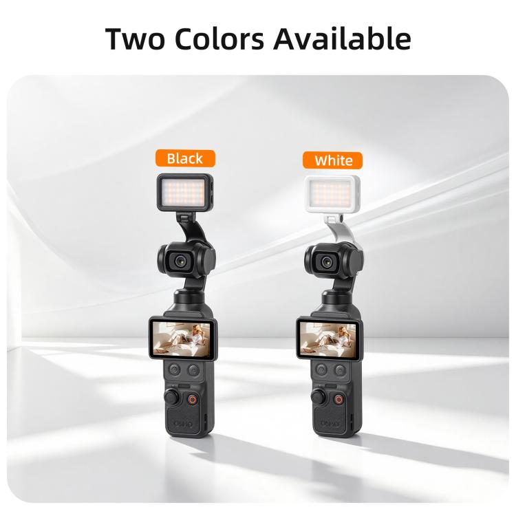 For DJI Osmo Pocket 4 Sunnylife Magnetic LED Video Light Adjustable Fill Light Tri-Color Dimmable Portable Fill Lamp