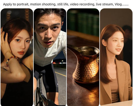 For DJI Osmo Pocket 4 Sunnylife Magnetic LED Video Light Adjustable Fill Light Tri-Color Dimmable Portable Fill Lamp