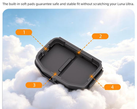For Insta360 Luna Ultra Sunnylife Magnetic Screen Sun Hood Guard Foldable Screen Monitor Cover Protector, For Insta360 Luna Ultra