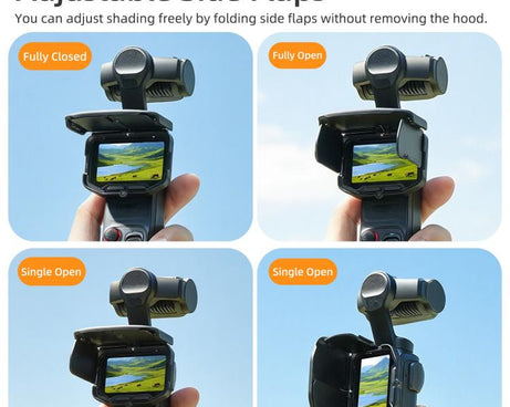 For Insta360 Luna Ultra Sunnylife Magnetic Screen Sun Hood Guard Foldable Screen Monitor Cover Protector, For Insta360 Luna Ultra