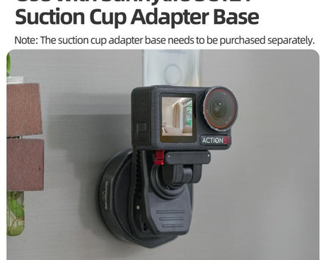 Sunnylife Magnetic Quick-Release Backpack Clip Action Camera Clamp Vertical-Horizontal Mount for DJI Osmo 360 / Action 5 Pro / 4 / 3 / 2
