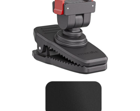 For DJI Osmo Pocket 4 / 3 Sunnylife Magnetic Quick-Release Adjustable Backpack Clip Action Camera Clamp Vertical-Horizontal Mount, For DJI Osmo Pocket 4 / 3 Vertical-Horizontal Mount