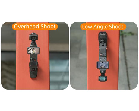 For DJI Osmo Pocket 4 / 3 Sunnylife Magnetic Quick-Release Adjustable Backpack Clip Action Camera Clamp Vertical-Horizontal Mount, For DJI Osmo Pocket 4 / 3 Vertical-Horizontal Mount