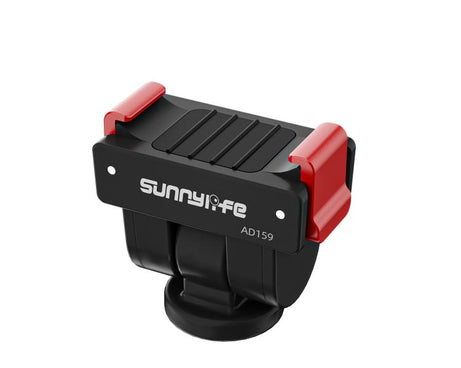 For DJI Osmo Pocket 4 / 3 Sunnylife Quick Release Adapter Mount 1/4 inch Interface 180 Degree Tilt Selfie Stick Adapter Stand, AD159 For DJI Osmo Pocket 4 / 3