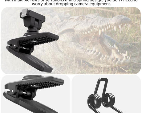 Sunnylife Magnetic Quick-Release Backpack Clip Adjustable Action Camera Clamp Vertical-Horizontal Mount for DJI Osmo Nano / Action 6, MJ-172 For DJI Osmo Nano / Action 6