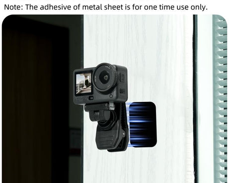 Sunnylife Magnetic Quick-Release Backpack Clip Adjustable Action Camera Clamp Vertical-Horizontal Mount for DJI Osmo Nano / Action 6, MJ-172 For DJI Osmo Nano / Action 6