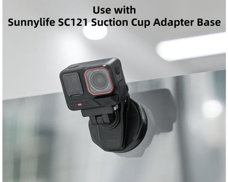 Sunnylife Magnetic Quick-Release Backpack Clip Action Camera Clamp Vertical-Horizontal Mount for Insta360 X4 Air / X5 / Ace / Ace Pro 2 / 1, For Insta360 X4 Air / X5 / Ace / Ace Pro 2 / 1