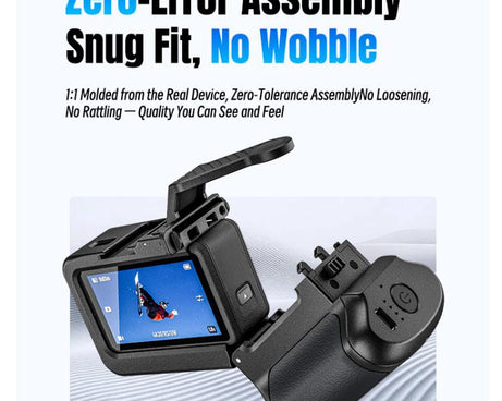 For DJI Osmo Action 5 Pro / 4 / 3 STARTRC 3 in 1 Expansion Power-Grip Street Shooting Handle Cage Kit, For DJI Osmo Action 5 Pro / 4 / 3 Power-Grip