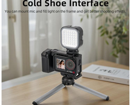 Sunnylife Street Photography Handle Ergonomic Hand Grip Quick Release Shutter Handle For DJI Action 5 Pro / 4 / 3