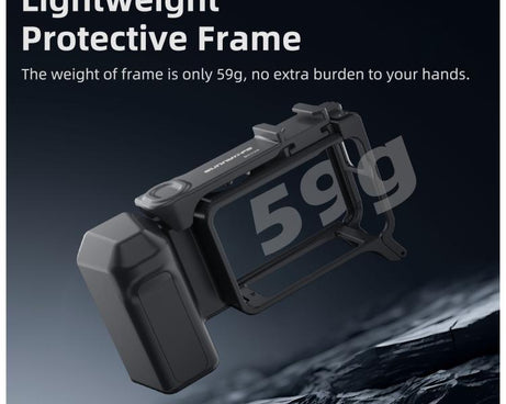 Sunnylife Street Photography Handle Ergonomic Hand Grip Quick Release Shutter Handle For DJI Action 5 Pro / 4 / 3