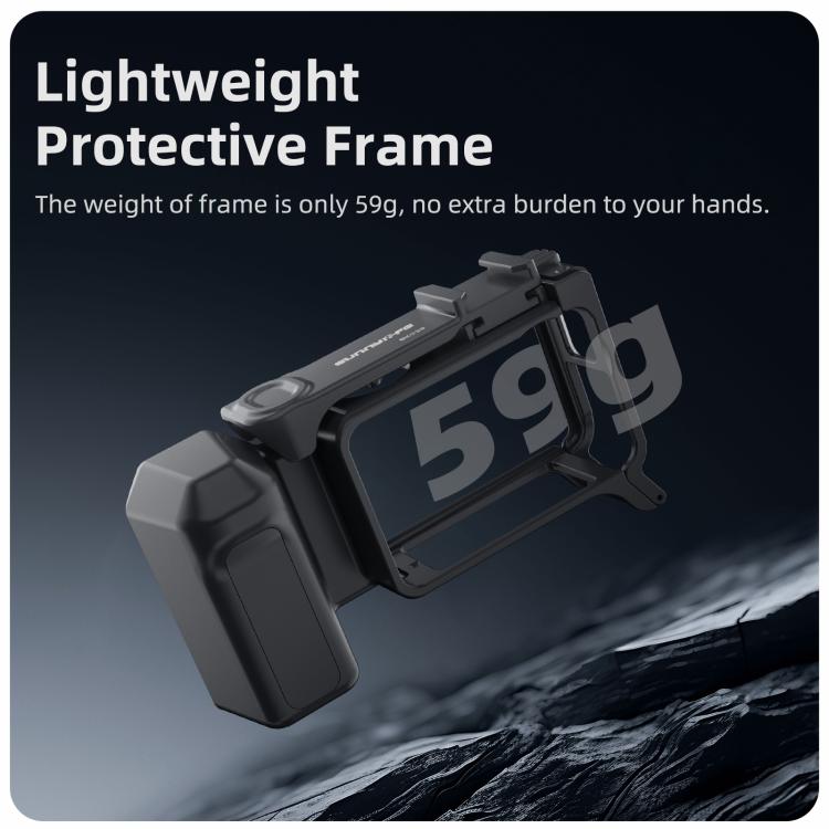 Sunnylife Street Photography Handle Ergonomic Hand Grip Quick Release Shutter Handle For DJI Action 5 Pro / 4 / 3