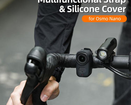 For DJI Osmo Nano Sunnylife Wristband Expansion Band Silicone Protective Cover Backpack Bicycle Strap Cat Collar