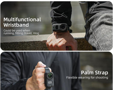 For DJI Osmo Nano Sunnylife Wristband Expansion Band Silicone Protective Cover Backpack Bicycle Strap Cat Collar