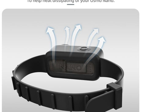 For DJI Osmo Nano Sunnylife Wristband Expansion Band Silicone Protective Cover Backpack Bicycle Strap Cat Collar