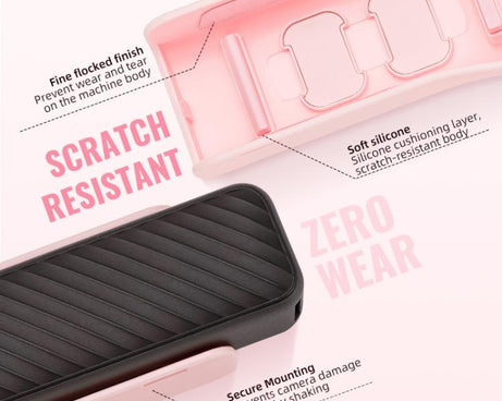 For DJI Osmo Pocket 4 STARTRC Storage Box Protective Case Flip Cover, For DJI Osmo Pocket 4 Pink