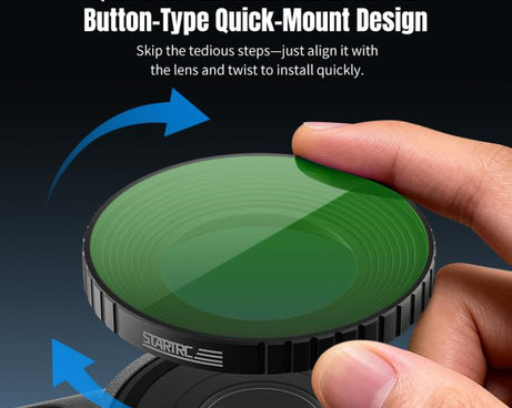 For DJI Osmo Nano  STARTRC Black Mist 1/4 Camera Lens Filter, Black Mist 1/4