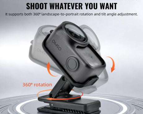 For DJI Osmo Nano STARTRC Backpack Clip Adjustable Action Camera Clamp Quick-Release Mount, Backpack Clip For DJI Osmo Nano