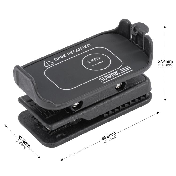 For DJI Osmo Nano STARTRC Backpack Clip V2 Adjustable Action Camera Clamp Quick-Release Mount, Backpack Clip V2 For DJI Osmo Nano