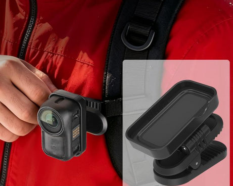 For DJI Osmo Nano Sunnylife Magnetic Backpack Clip Adjustable Action Camera Clamp Quick-Release Mount, ON-MJ244 For DJI Osmo Nano