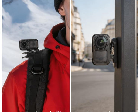 For DJI Osmo Nano Sunnylife Magnetic Backpack Clip Adjustable Action Camera Clamp Quick-Release Mount, ON-MJ244 For DJI Osmo Nano