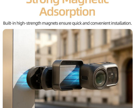 For DJI Osmo Nano Sunnylife Magnetic Backpack Clip Adjustable Action Camera Clamp Quick-Release Mount, ON-MJ244 For DJI Osmo Nano