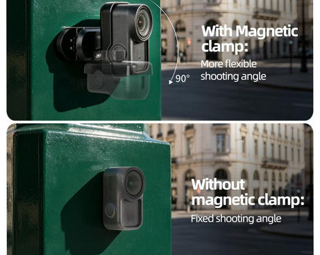 For DJI Osmo Nano Sunnylife Magnetic Backpack Clip Adjustable Action Camera Clamp Quick-Release Mount, ON-MJ244 For DJI Osmo Nano